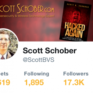 Scott Schober Twitter Chat Moderation