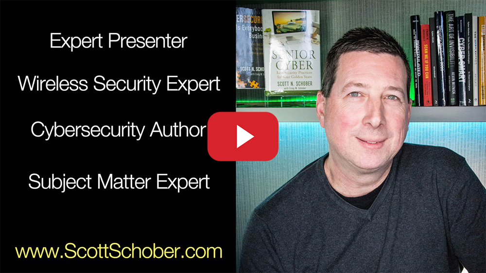 Scott Schober cybersecurity expert sizzle reel